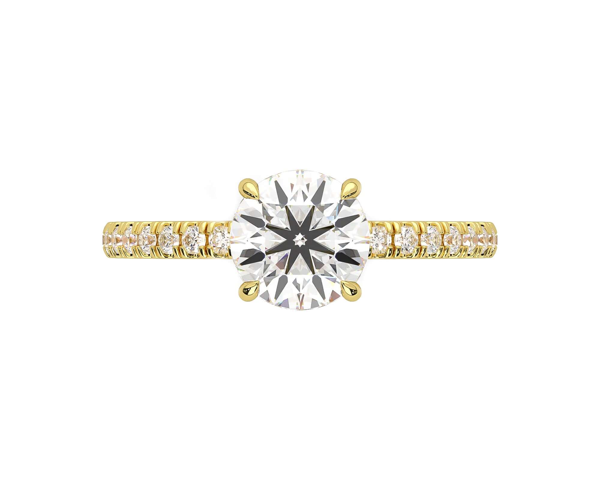 Harper Round Brilliant Diamond engagement ring