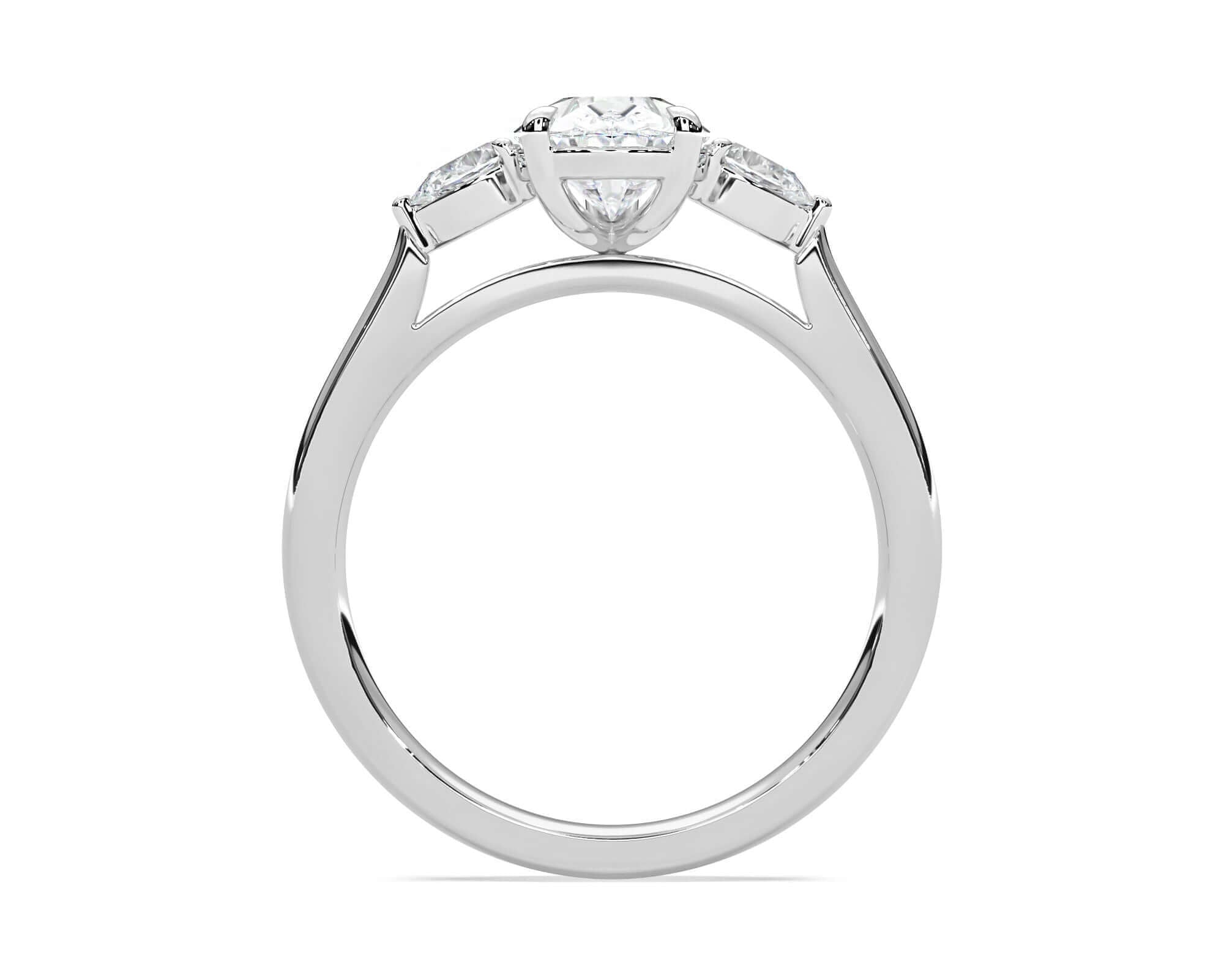 Ivy Pear Diamond engagement ring