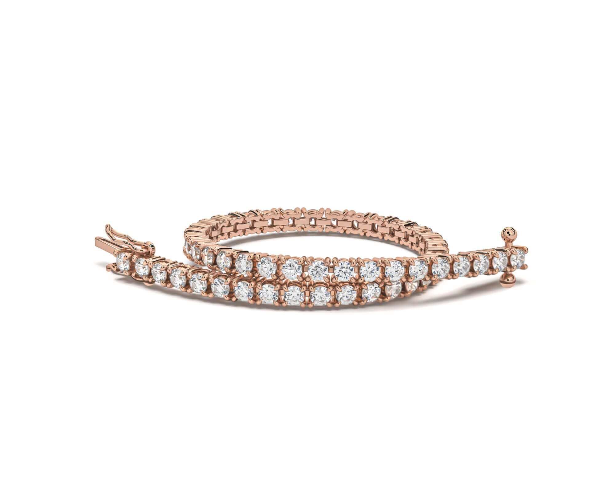 Rose gold and sales diamond bracelets