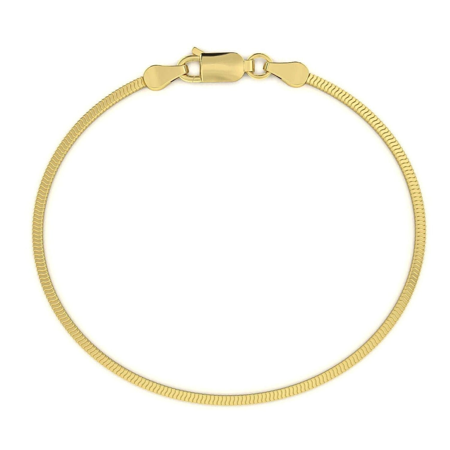 Herringbone Bracelet - Yellow Gold bracelet Bracelets