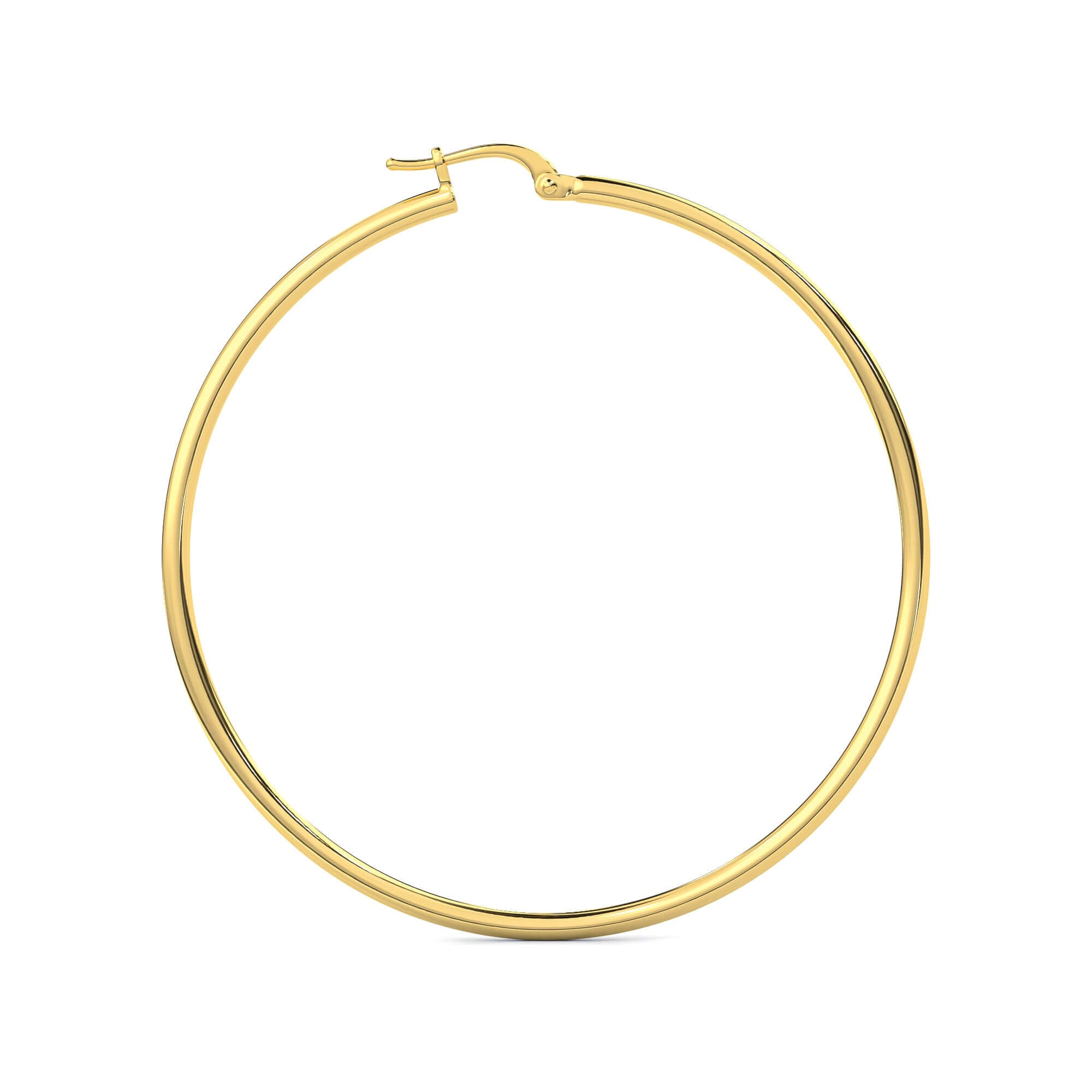 50mm 9ct yellow gold hoops Earrings