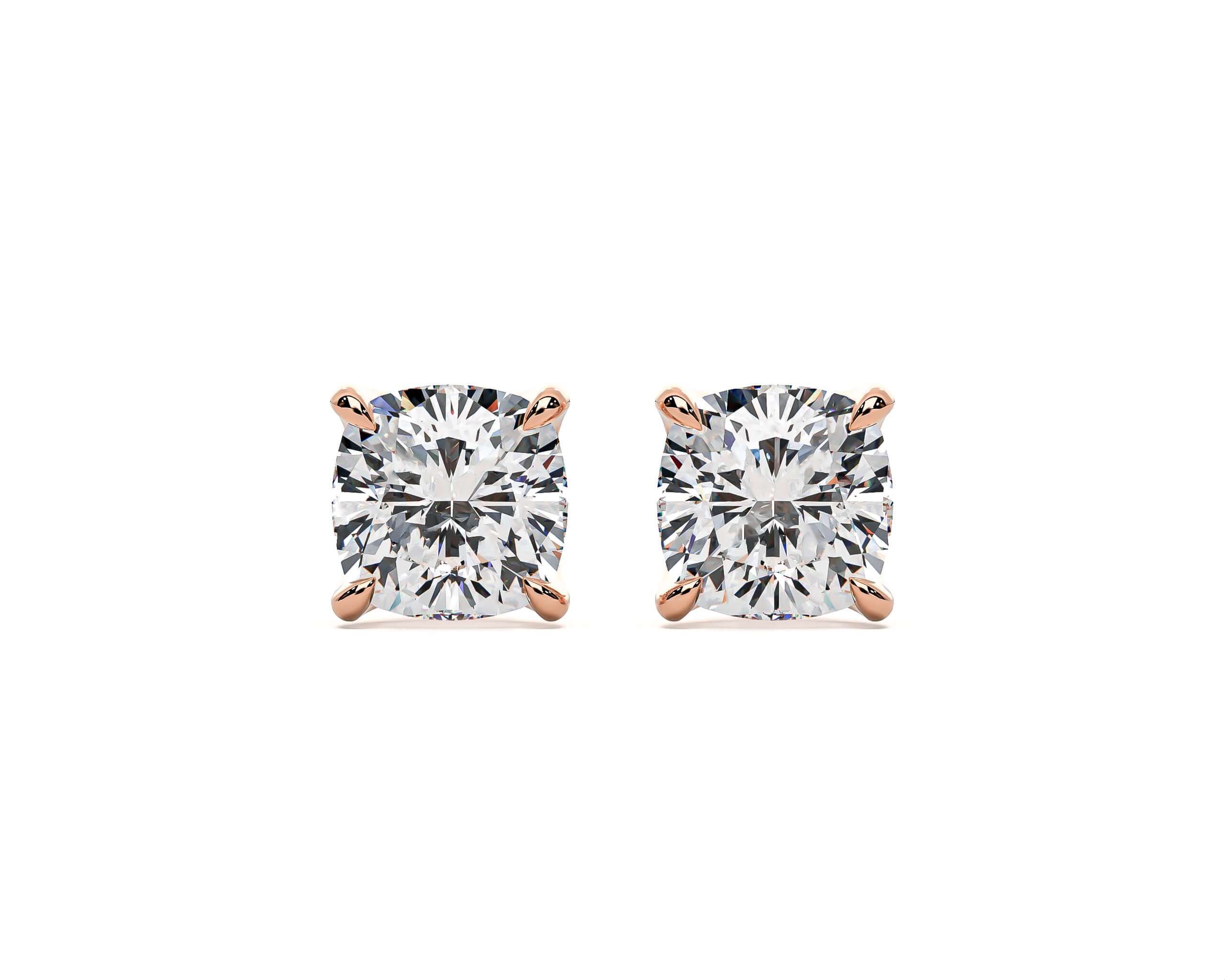 LAB LUXE - Cushion Lab grown diamond earrings