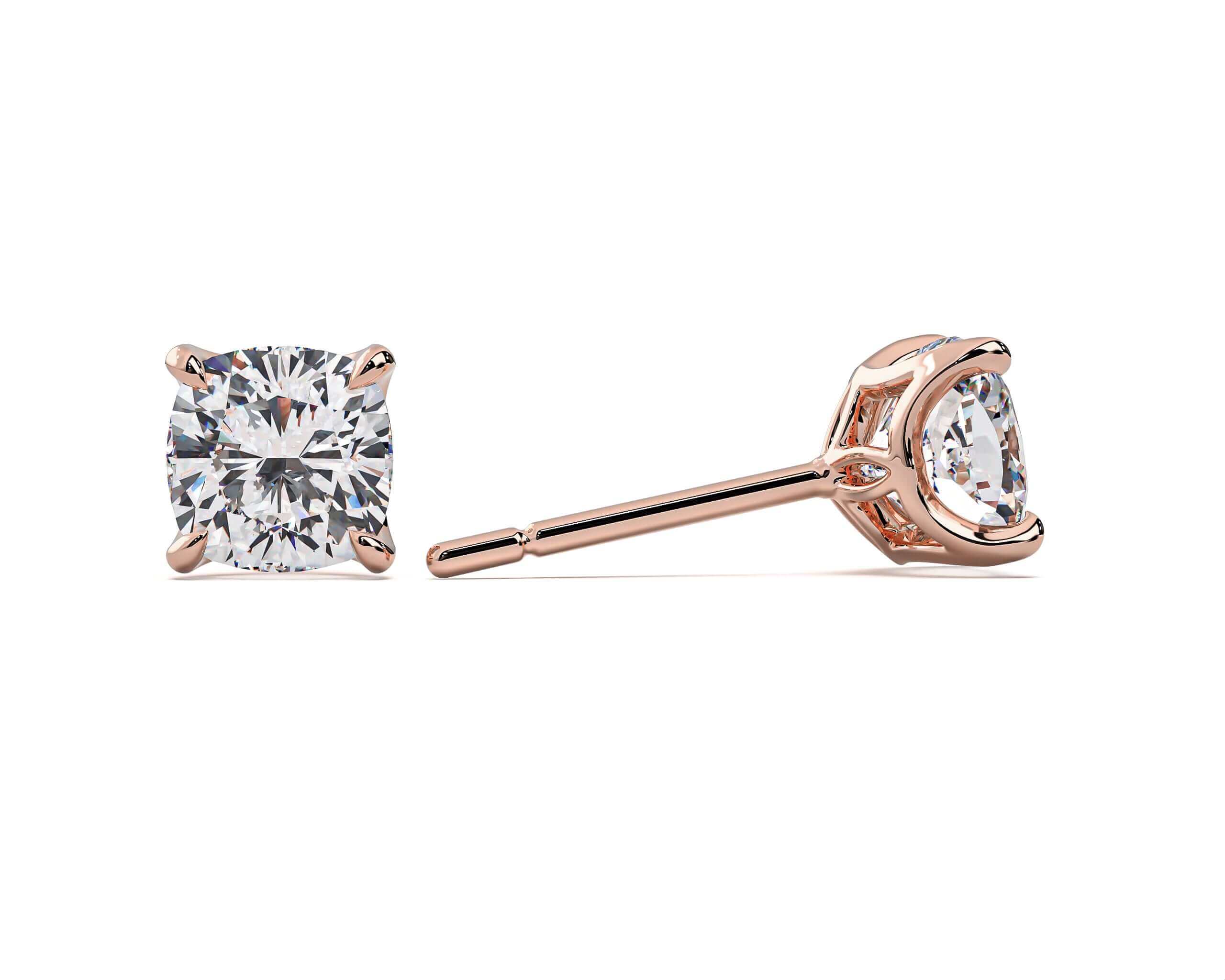 LAB LUXE - Cushion Lab grown diamond earrings