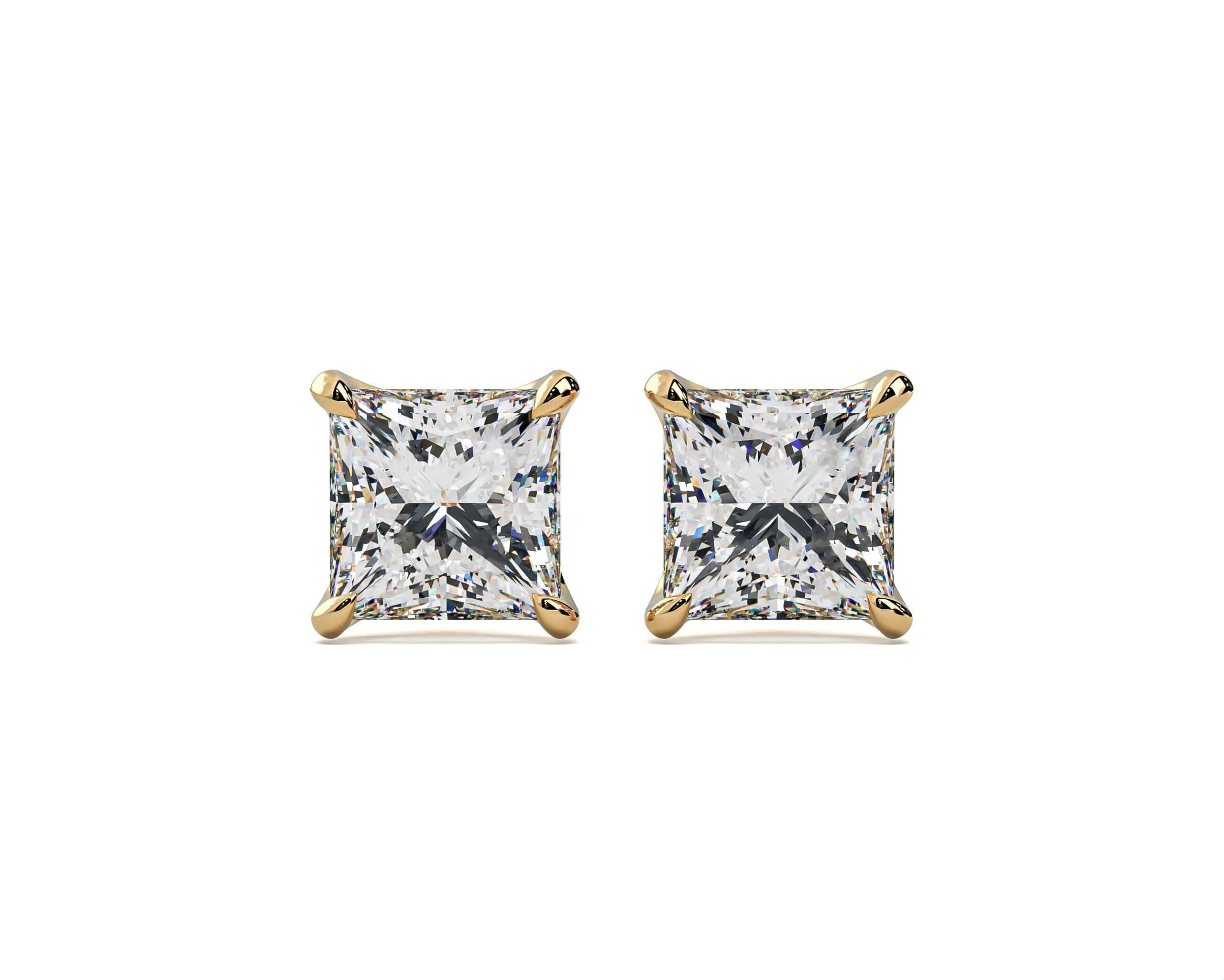 LAB LUXE - Princess Lab grown diamond earrings