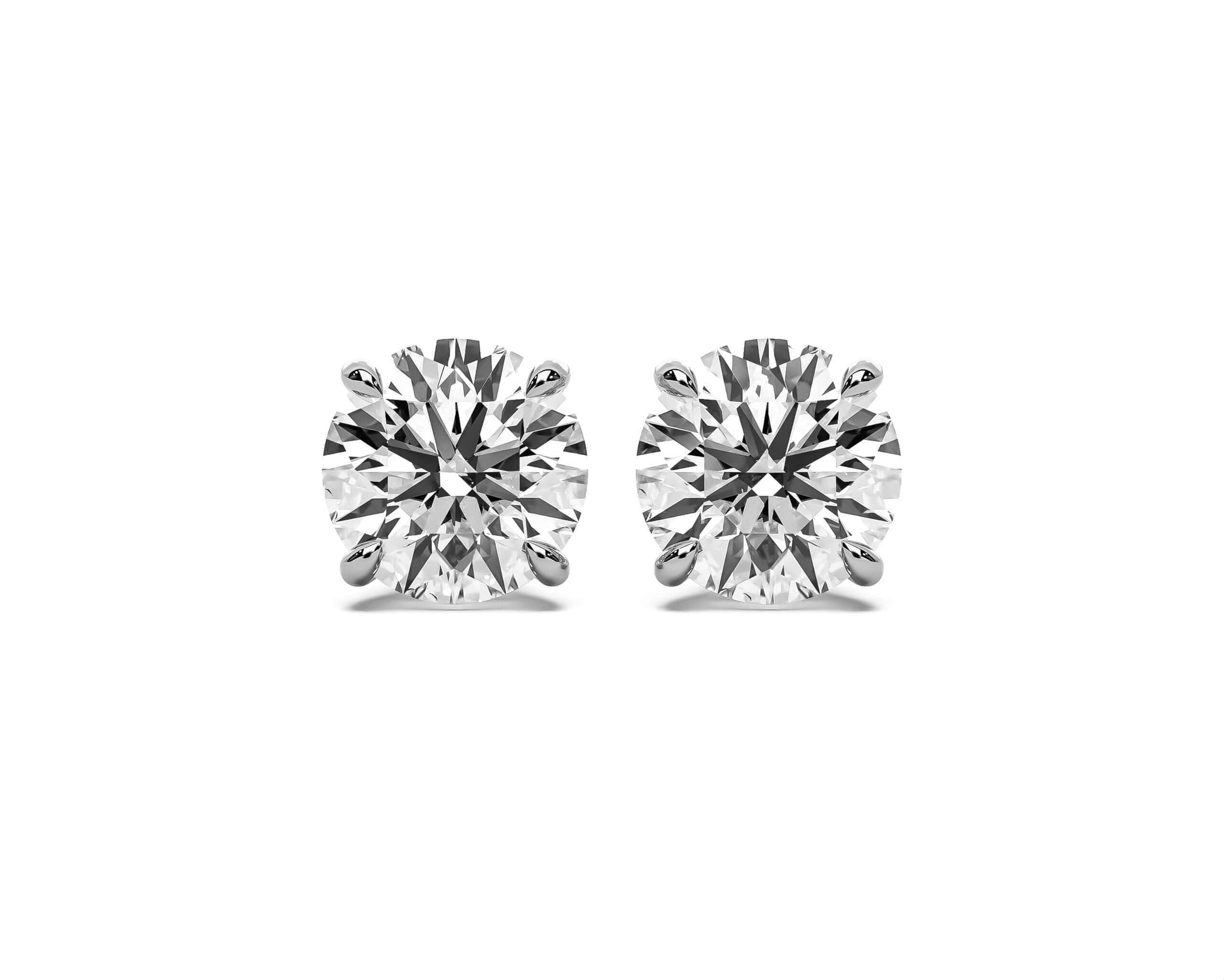 Classic Four Claw Stud Earrings