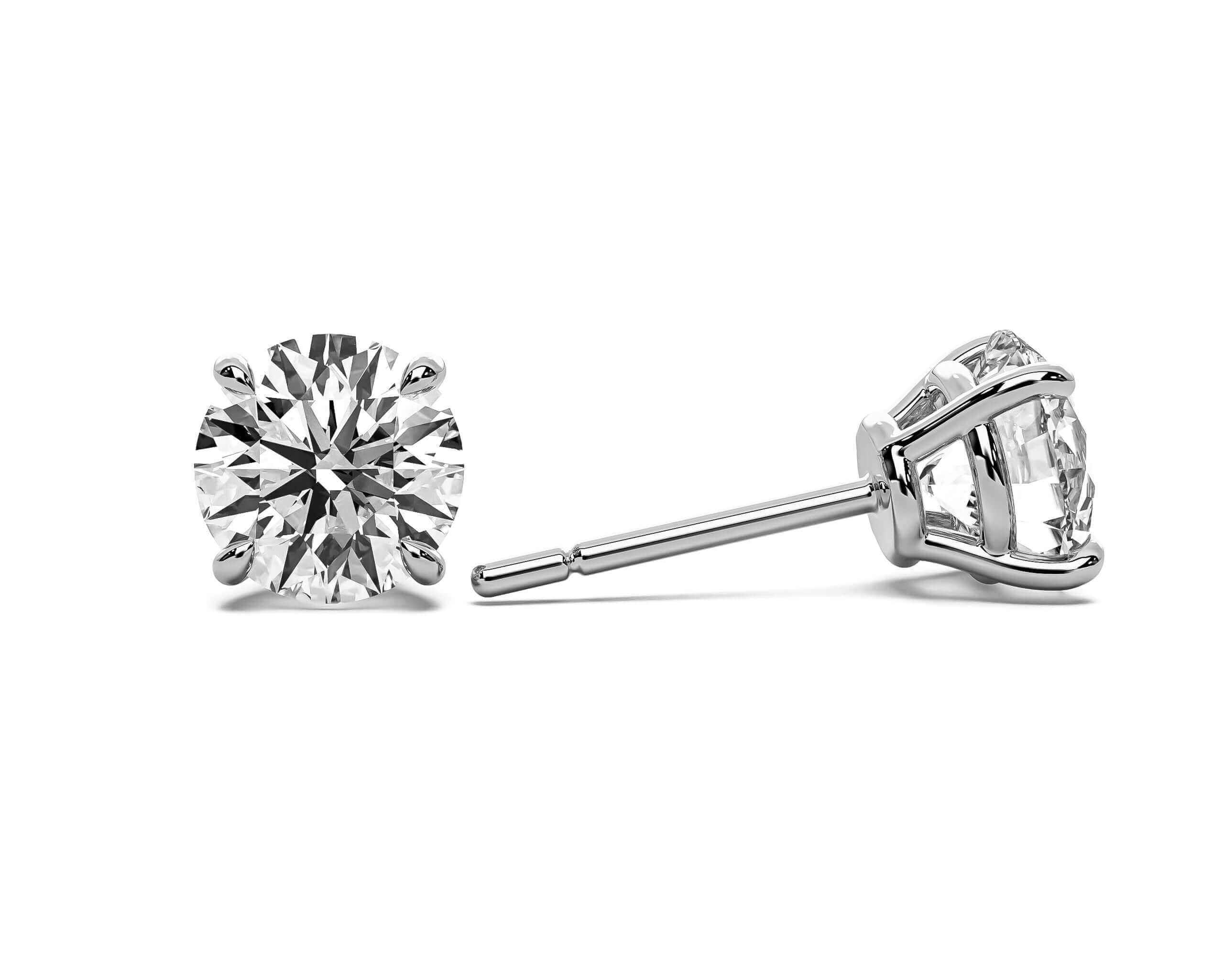 Classic Four Claw Stud Earrings