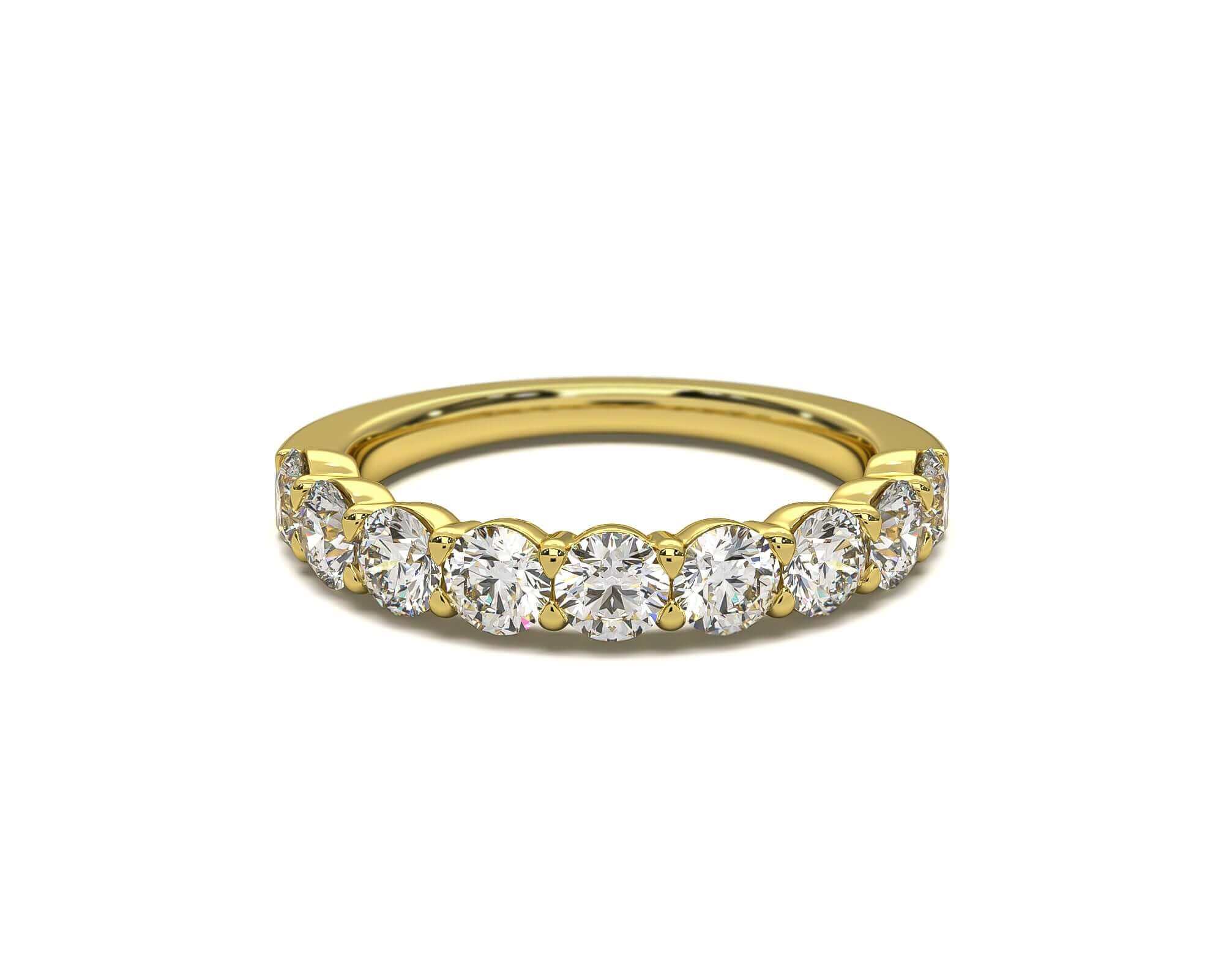 Chunky Diamond Bubble Band Rings