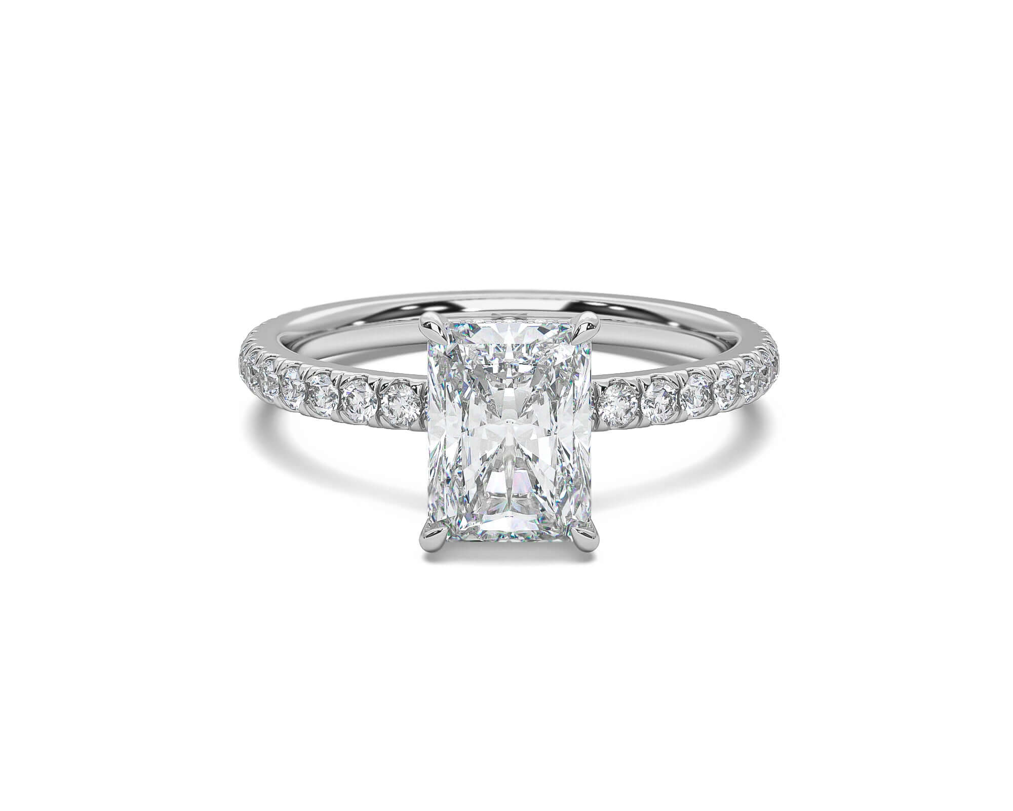 Harper Radiant Diamond engagement ring
