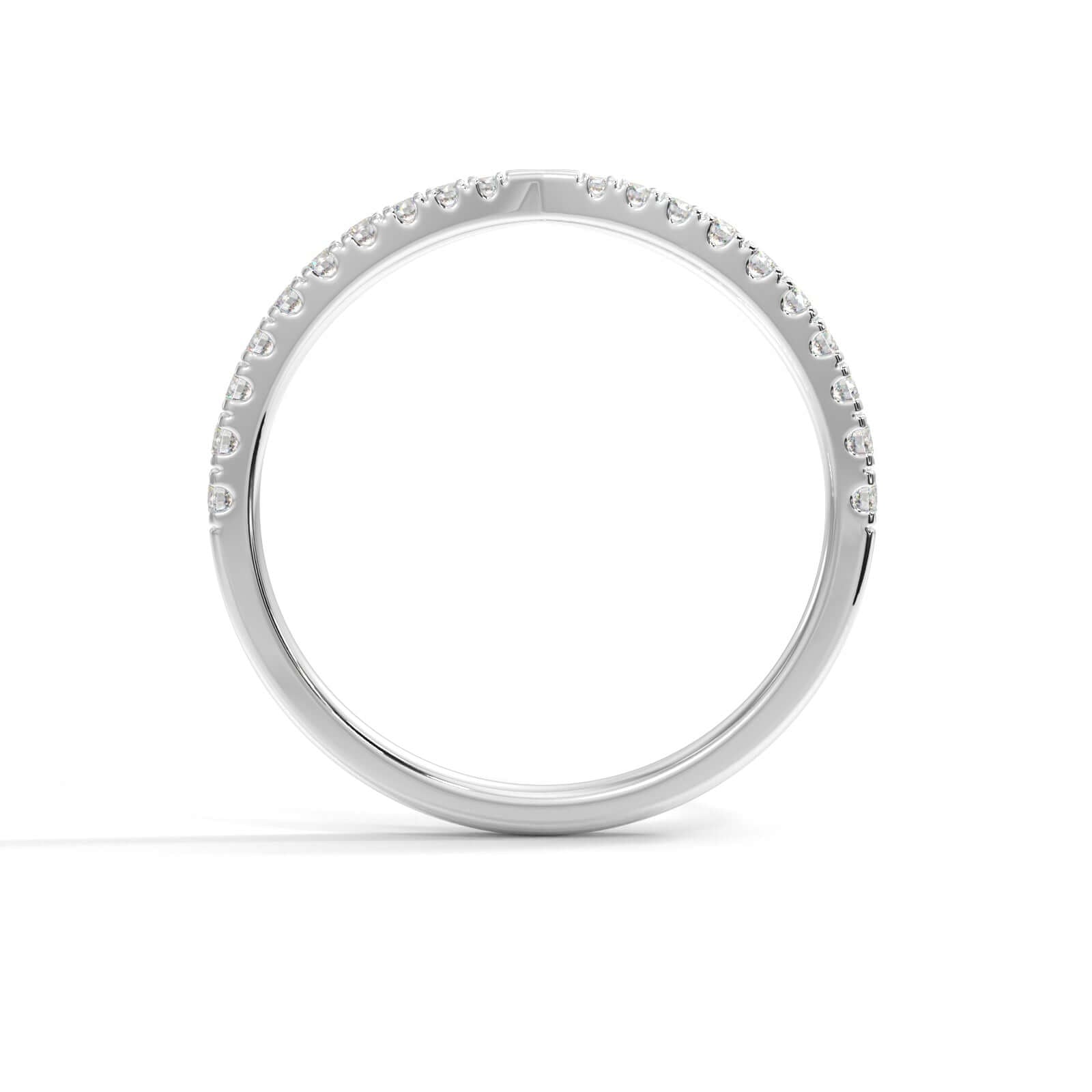 Diamond Bowtie Ring - White Gold Rings