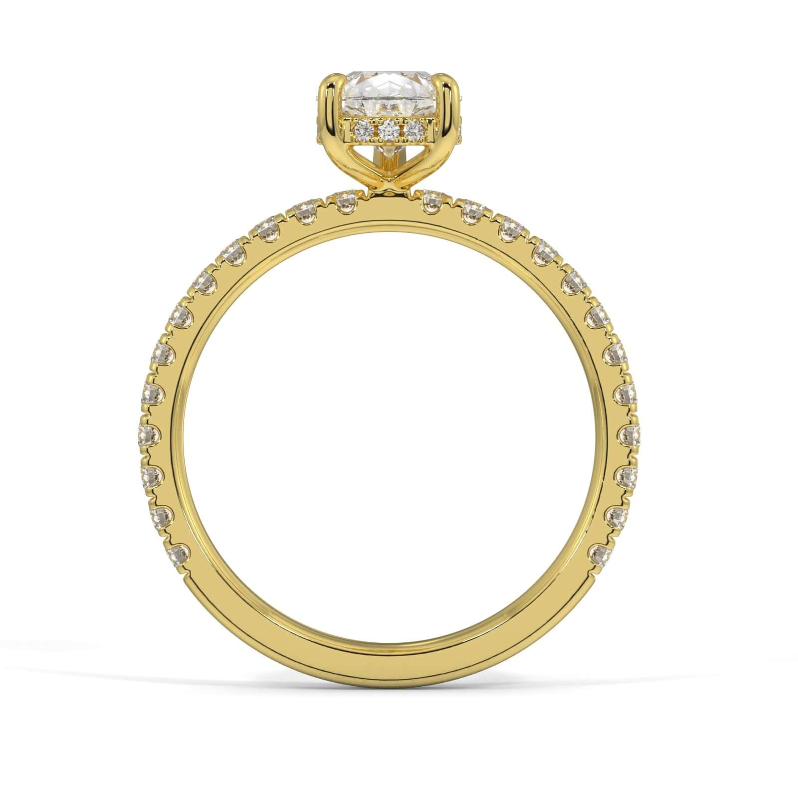 Harper Pear Diamond engagement ring