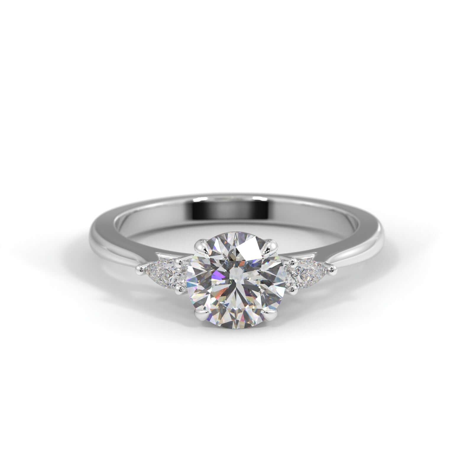 Ivy Round Brilliant Diamond engagement ring