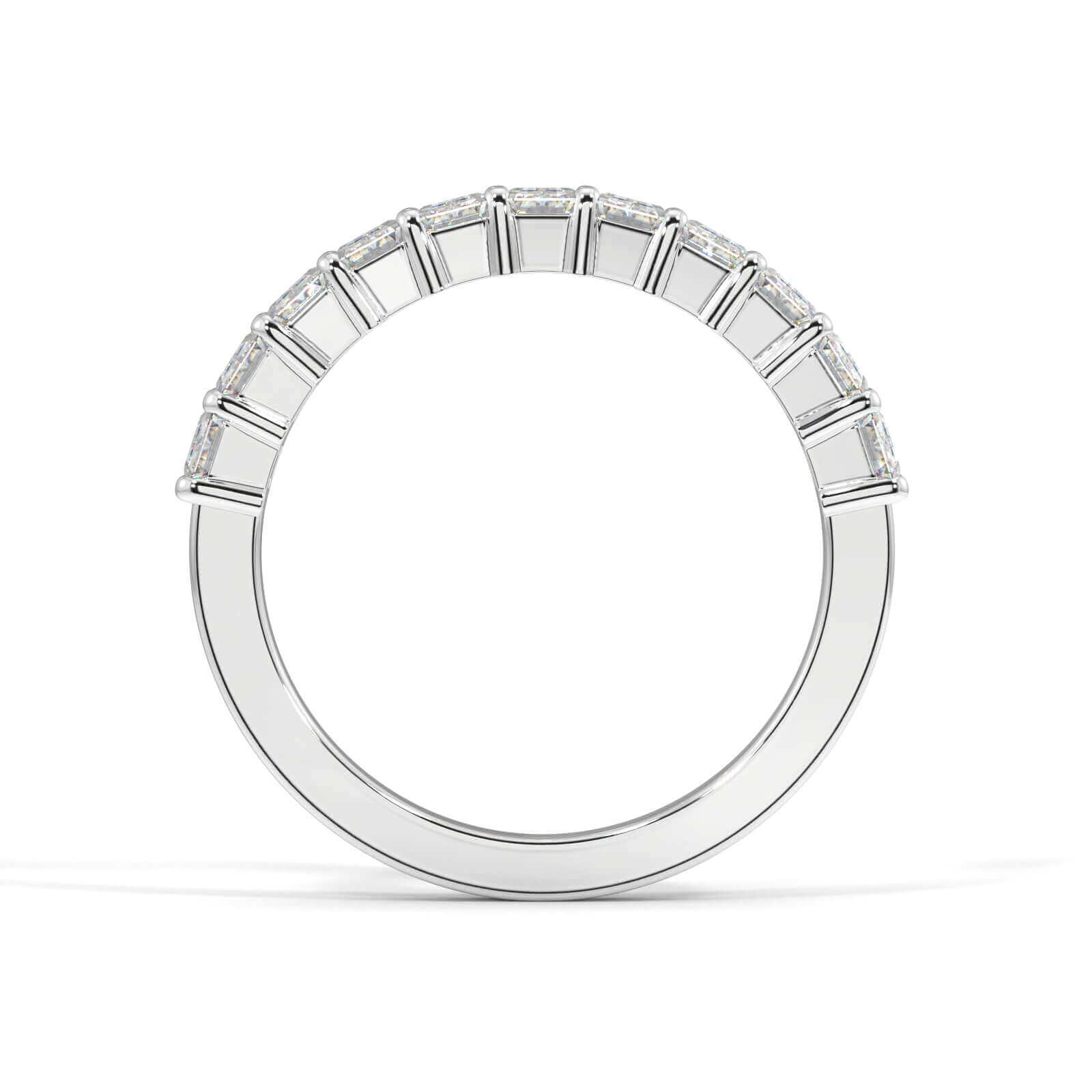 Emerald Cut Diamond Eternity Ring