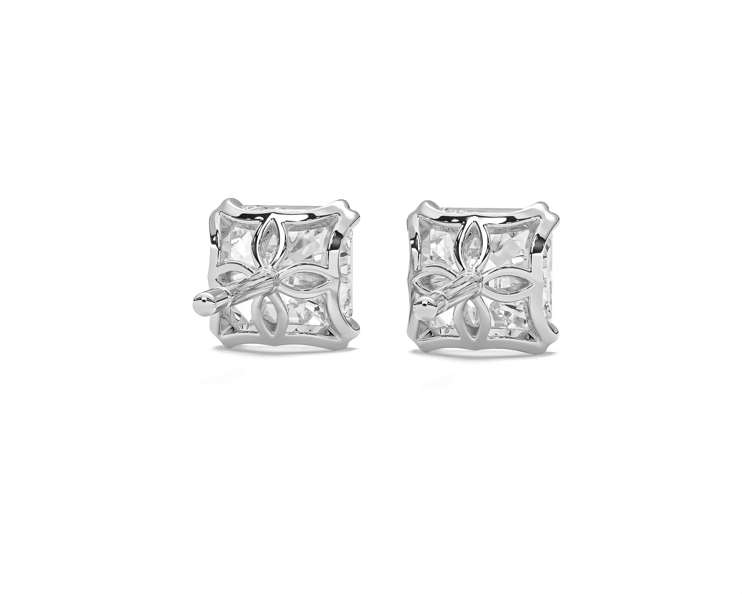 LAB LUXE - Asscher Lab grown diamond earrings
