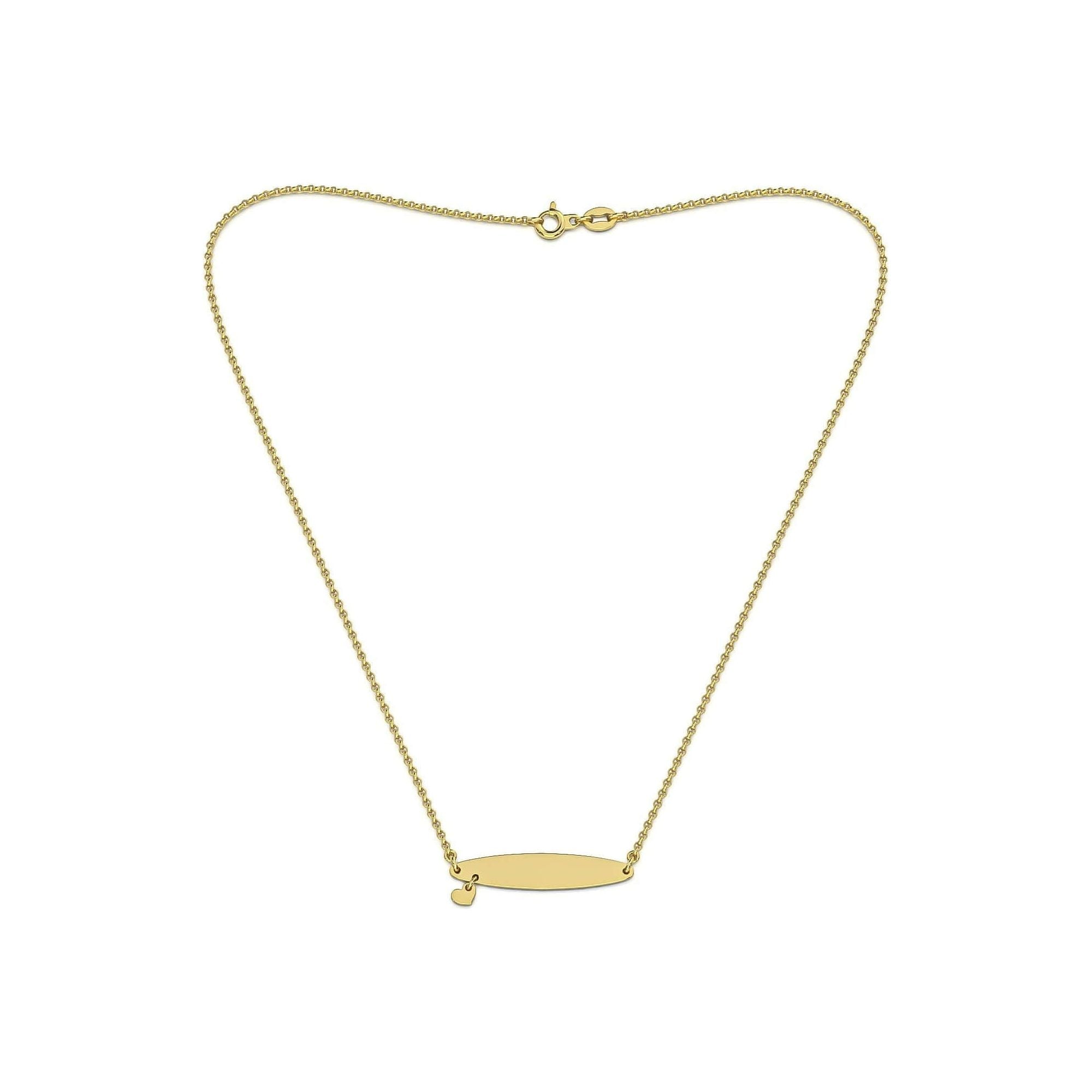 Memoir Necklace - Yellow Gold memoir, necklace