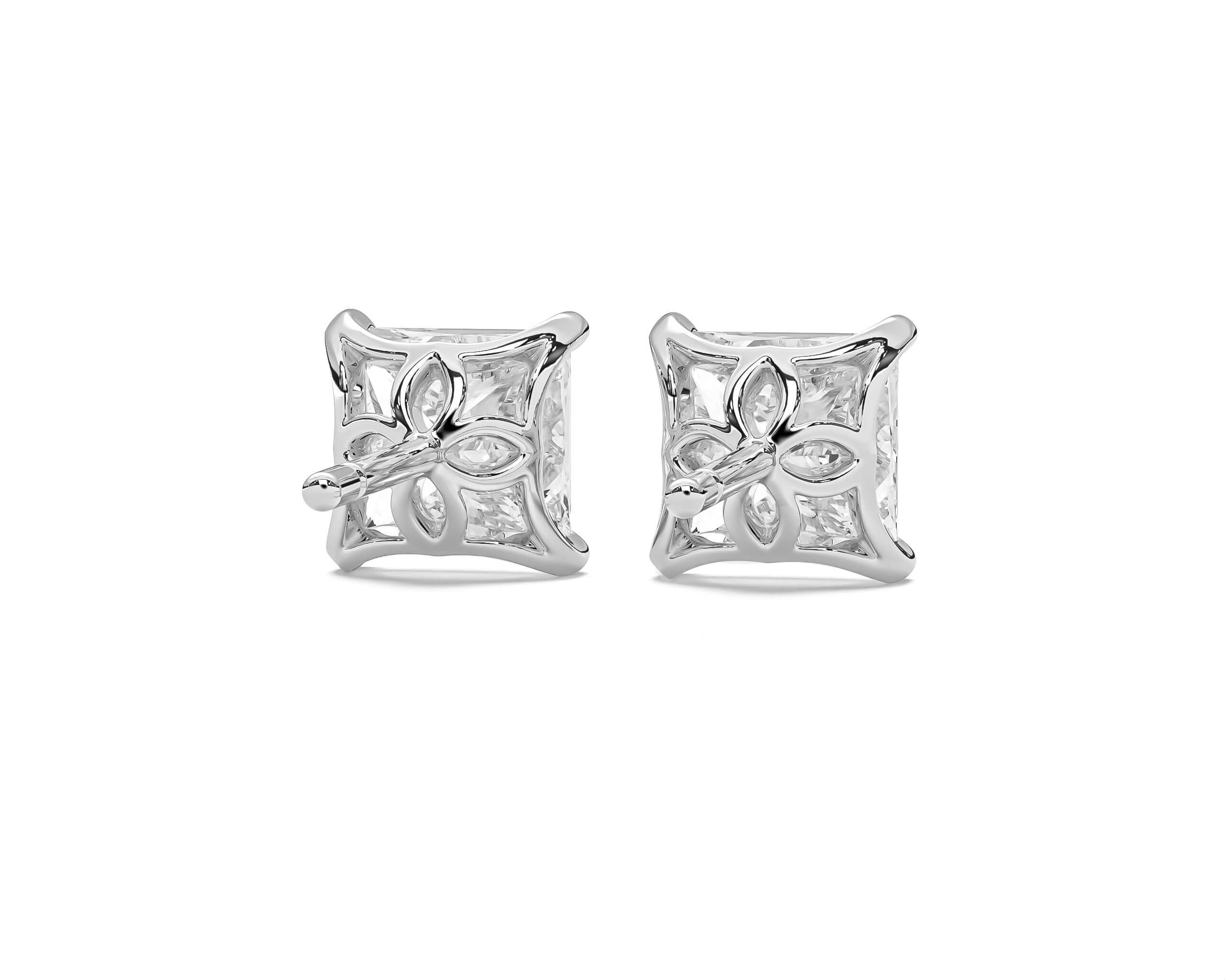 LAB LUXE - Princess Lab grown diamond earrings